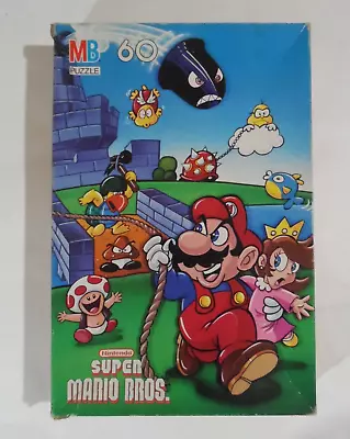 1989 Nintendo Super Mario Bros. 60-Piece Puzzle - COMPLETE • $29.95