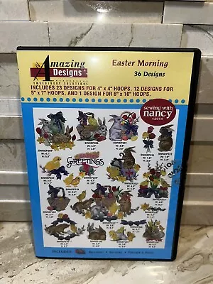 Amazing Designs Machine Embroidery Cd Easter Morning Adl-20 • $9.99