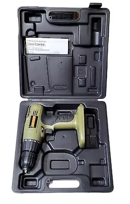 Craftsman 18.0v 3/8in Drill/Driver BD0536 With Manual & Case No Battery • $16.99