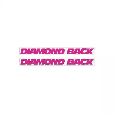 Diamond Back - Reactor - Magenta Pink Crank Decals - Old School Bmx • $11