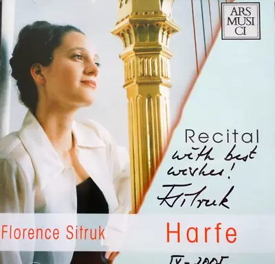 $42 • Buy Florence Sitruk - Harfe, Recital, Signed  -  CD, VG