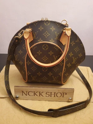 £990 • Buy Authentic Louis Vuitton Ellipse PM Monogram Canvas Hand Bag With Shoulder Strap 