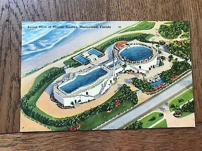 Aerial View Of Marine Studios Marineland Florida Postcard • $2