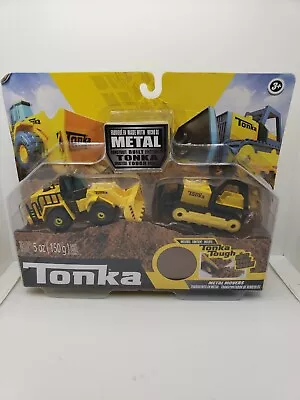 Tonka Tough Metal Movers. Front Loader & Bulldozer. Dirt Included Brand New • $20.39