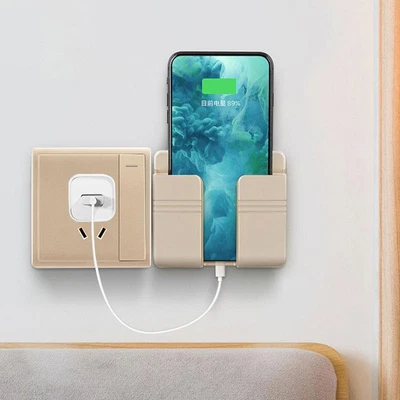 $2.56 • Buy Wall Mounted Mobile Phone Charging Bracket Bathroom Kitchen Rack Placement N5I1