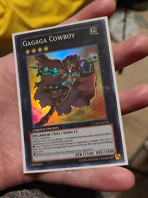 Gagaga Cowboy CT10-EN010 Super Rare Limited Edition Yugioh Card • $8