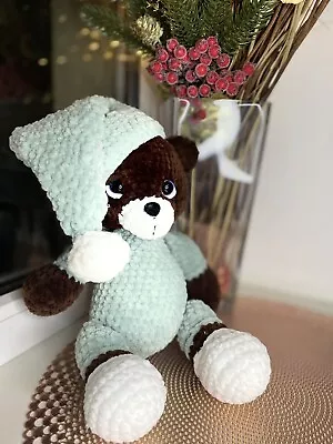 Hand Made Teddy Bear Crochet Toys Amigurumi Special Gift • £29.99