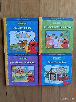 Kids Books Sesame Street Read Along Sing Along With Elmo Hardcover Board Books  • $10.79