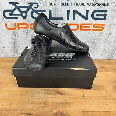 Ridden Once! Bont Helix Carbon US 13 EU 49 Black 3-Bolt Men's Cycling Shoes • $174.95