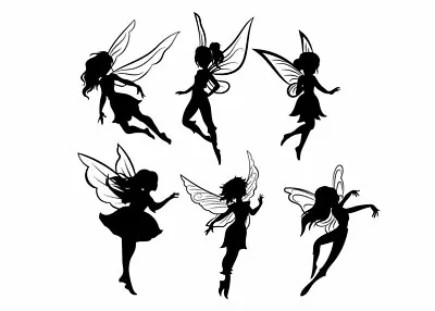 £3.49 • Buy Fairy Vinyl Decals Stickers For Wine Bottle, Glass Vase Wood Wall Art Decor 448