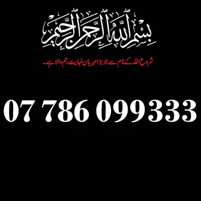 786 333 Bismillah Gold Mobile Number Memorable VIP Holy Sim Card 786 • £59