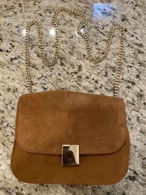 MNG By Mango Leather Saddle Bag * • $15