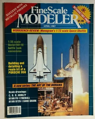 FINESCALE MODELER Magazine April 1987 Military Modeling • $11.99