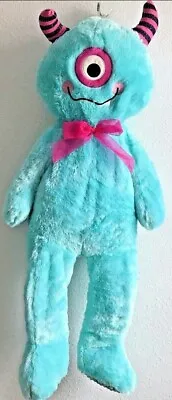 One Eyed Monster 35” Blue Valentine's Day Plush Stuffed Animal. New. • $22.99