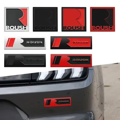 3D Metal R ROUSH Logo Car Sticker Emblem Badge Rear Trunk Decal For Mustang • $12.74