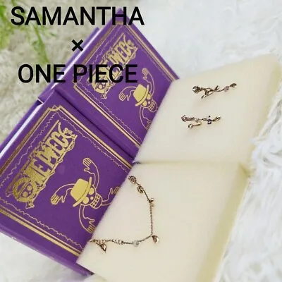 ONE PIECE X Samantha Silva Nico Robin Model Silver Necklace Earrings Set • $330