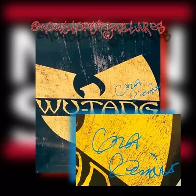 GZA The Genius Autographed Signed 24x36 Wu Tang Clan Poster - Inscription • $325