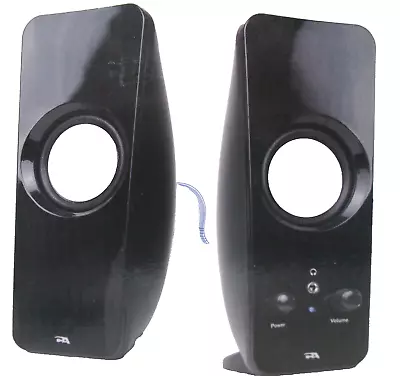 New Cyber Acoustics CA-2050 2.0 Speaker System 3.5mm Stereo Multimedia Desktop • $12.99