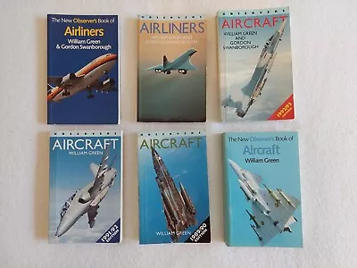 New Observer’s Books Of Aircraft & Airliners - Collection Of 6 Books • £54.99