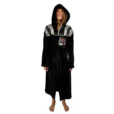 Star Wars Darth Vader Hooded Bathrobe For Men/Women | One Size Fits Most Adults • $49.99