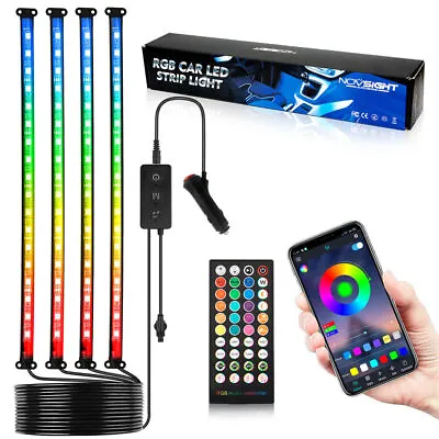 RGB LED Car Interior Accessories Floor Decorative Atmosphere Strip Lamp Lights • $16.70