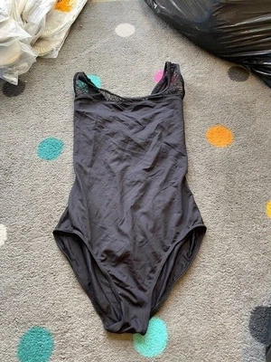£15 • Buy Black Bloch / Mirella Textured Lace Cross Band Tank Leotard - All Sizes  M342LM