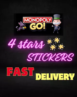 Monopoly Go 💗 4 STARS STICKERS | NEW ALBUM MAKING MUSIC 💗| FAST DELIVERY 💗 • $5.39