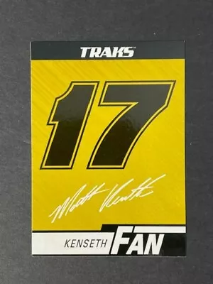 2006 Press Pass Traks Fan MATT KENSETH # 17 Nascar Sticker - MINT • $2.22