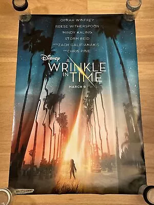 A Wrinkle In Time Movie Poster 27x40 DS 2-Sided 2017 Original Theatrical Release • $19.99