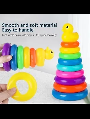 Baby Rock-a-Stack Rings Stacking Toy (6 Months+) • £9.99