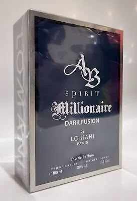 Parfum Men Ab Spirit Millionaire Dark Fusion By Lomani Eau De Parfum 100ml/3.3oz • $33.99