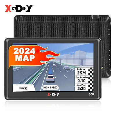 XGODY 5  Truck Sat NAV HGV LGV Lorry GPS Navigation UK & Europe Lifetime Maps • £41.29