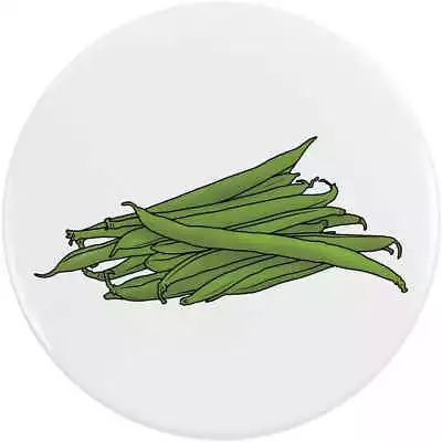 'Green Beans' Button Pin Badges (BB038683) • $6.15