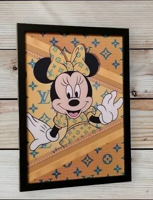 Minnie Mouse Design Picture Wall Art A4 Box Frame  • £9.99