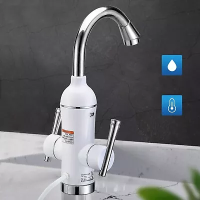 Electric Heating Tap Kitchen Fast Instant Hot Water Heater Faucet • £6.50