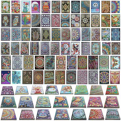 $14.27 • Buy DIY 5D Special Shaped Diamond Painting 50 Pages A5 Notebook Art Diary Book