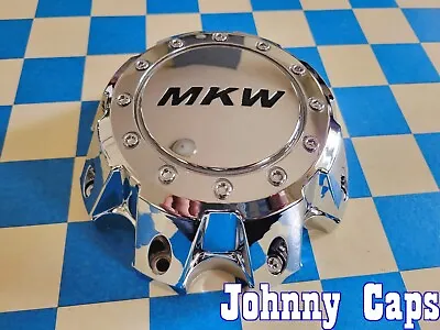 MKW Wheels # MKC-E-047 . Custom Wheel CHROME Center Cap  [59]  (QTY. 1) • $33.85