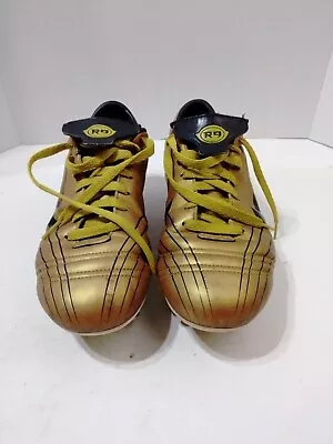 Rare 2004 Nike Mercurial Vapor 1 Talaria SG R9 Ronaldo Gold Cleats Mens US 9 • $129