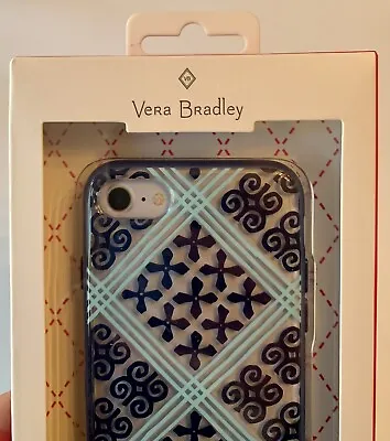Vera Bradley Flexible Frame Case For IPhone 7 Cuban Tiles NEW In Box MSRP Is $38 • $7.95