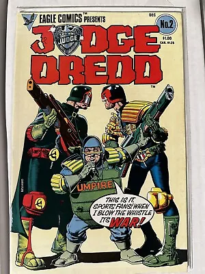 Judge Dredd #2 Eagle Comics 1983 NM/NM+ John Wagner Brian Bolland • $14.99