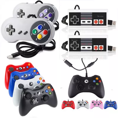 USB Controlle RFor PC Windows Mac Xbox 360 / SNES / NES Gamepad Joystick • $9.99