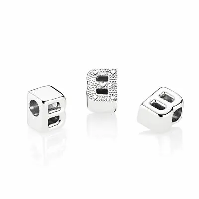 $38.99 • Buy PANDORA Charm Sterling Silver ALE S925 LETTER INITIAL B 797456
