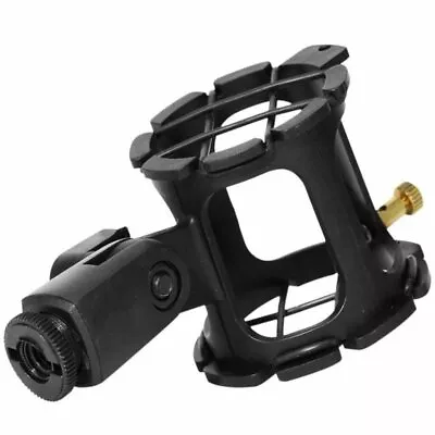 Universal Microphone Mic Suspension Shock Mount Pencil Clip Clamp Holde:-o • $3.20