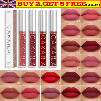 ✨18 Colors Matte Liquid Lipstick Lip Stain Long Lasting Waterproof Lip Gloss • £5.59