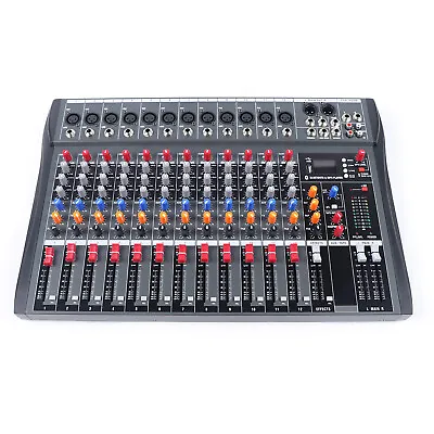 8/12/16 Channel Professional Live Studio Audio Mixer Power Mixing Console Sound • $78