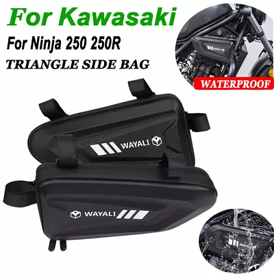 For Kawasaki Ninja 250 250R Saddlebags Waterproof Triangle Tool Side Bag • $36.90