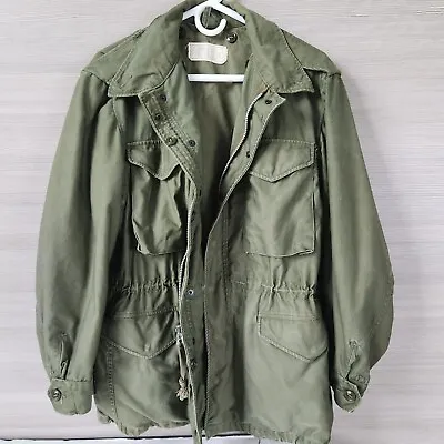 Vintage 50s M-51 Field Jacket Military Army Coat M-1955 Small W/liner Cohen Fein • $325