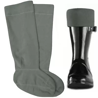 3 Pack Mens Welly Socks Thermal Wellington Boot Wellie Liner Fishing Hiking Grey • £12.57