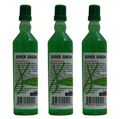 Lucky Bamboo Fertilizer 12 Bottles Super Green Best Plant Food Garden Houseplant • $36.06
