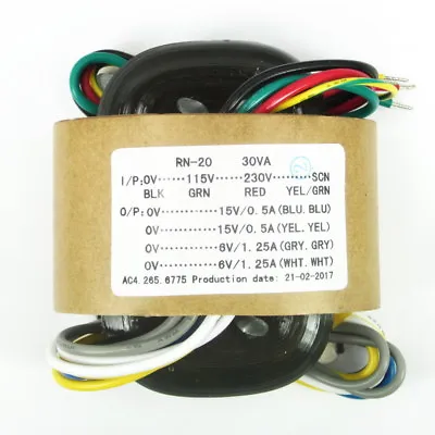 30VA 30W 15V *2 + 6V *2 R-Core Transformer For ES9038PRO ES9038 DAC / Preamp • $32